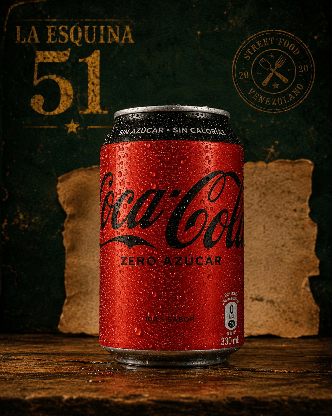 Coca-Cola zero azucar de 350 ml de La Esquina 51